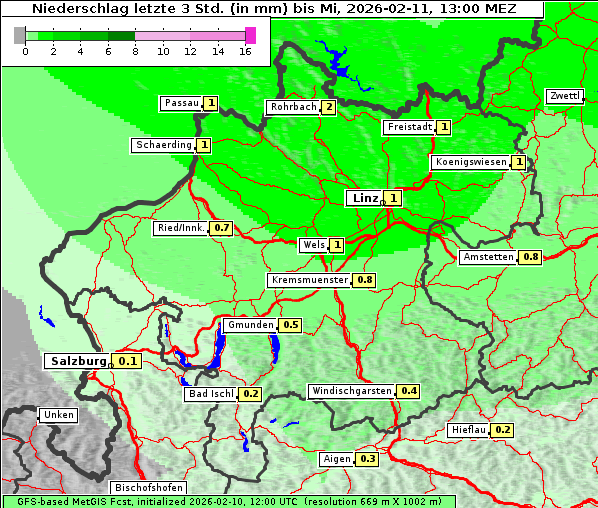 Niederschlag, 11. 2. 2026