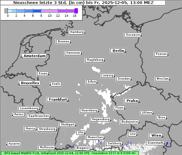 Neuschnee, 5. 12. 2025