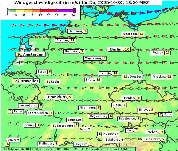 Wind, 30. 10. 2025