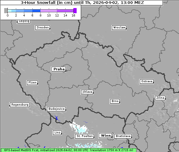Neuschnee, 2. 4. 2026