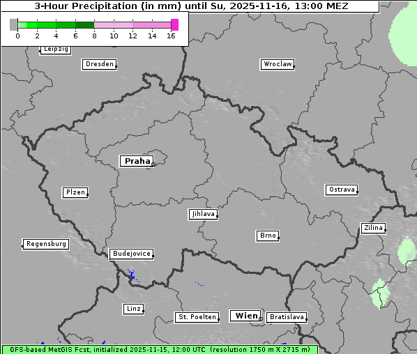 Niederschlag, 16. 11. 2025