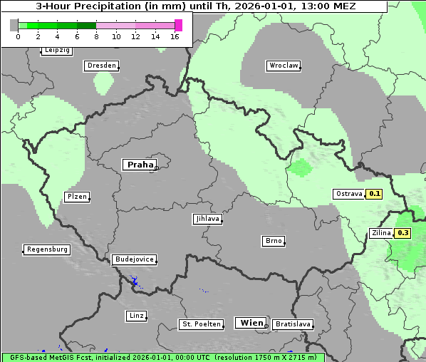 Niederschlag, 1. 1. 2026