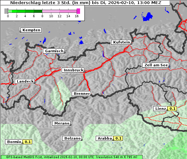 Niederschlag, 10. 2. 2026