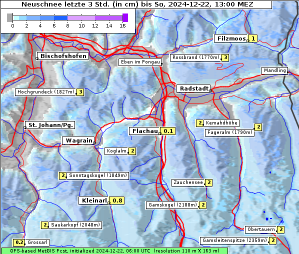 Neuschnee, 22. 12. 2024