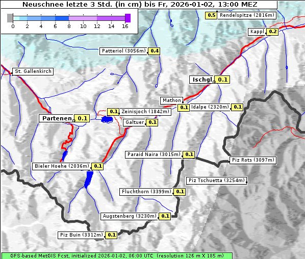 Neuschnee, 2. 1. 2026