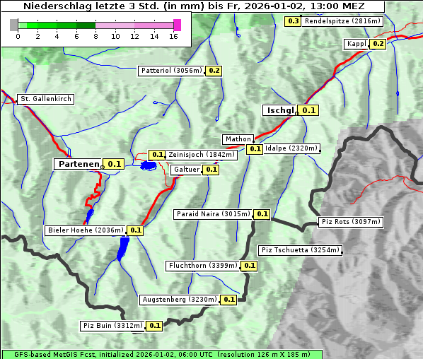 Niederschlag, 2. 1. 2026