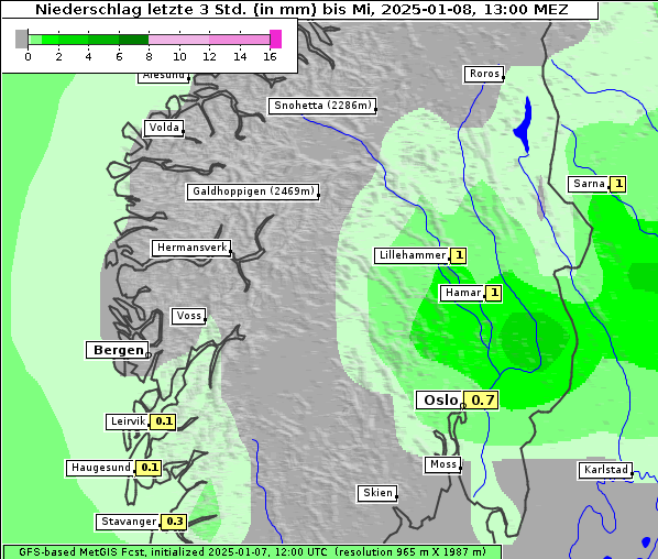 Niederschlag, 8. 1. 2025