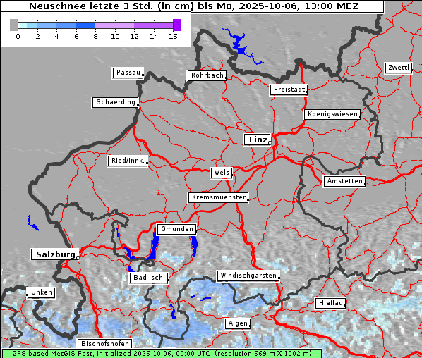 Neuschnee, 6. 10. 2025