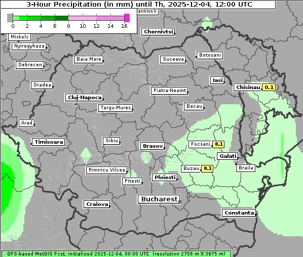 Niederschlag, 4. 12. 2025