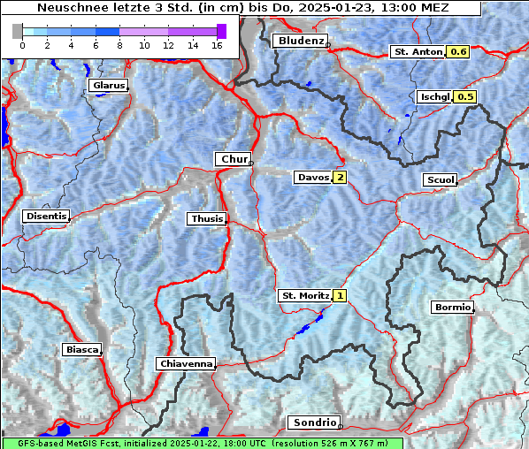 Neuschnee, 23. 1. 2025