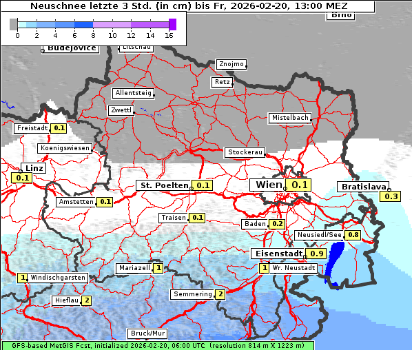 Neuschnee, 20. 2. 2026