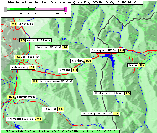 Niederschlag, 5. 2. 2026