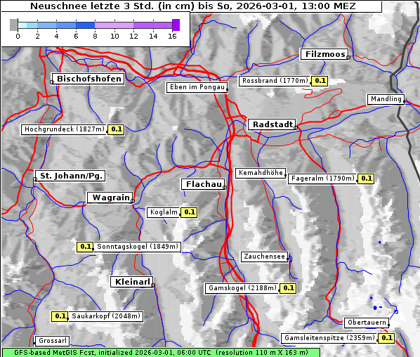 Neuschnee, 1. 3. 2026