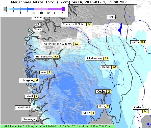 Neuschnee, 13. 1. 2026