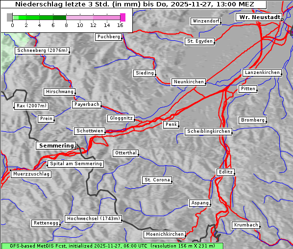 Niederschlag, 27. 11. 2025