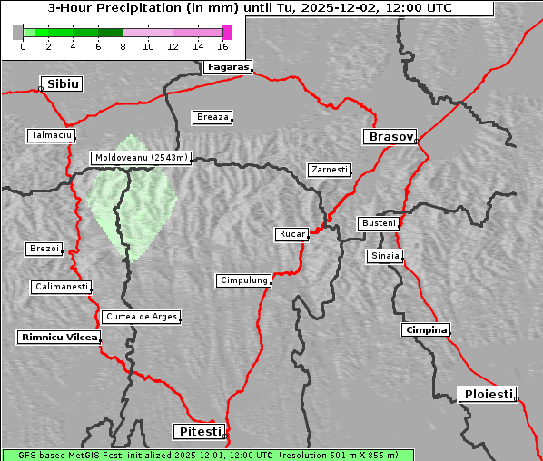 Niederschlag, 2. 12. 2025