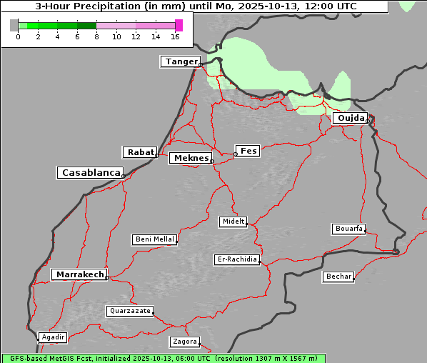 Niederschlag, 13. 10. 2025