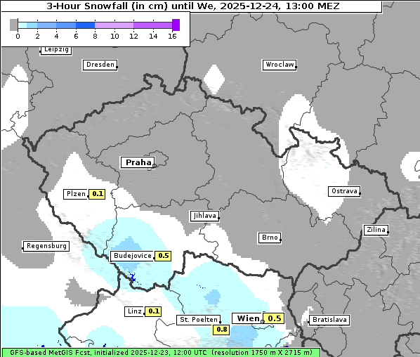 Neuschnee, 24. 12. 2025