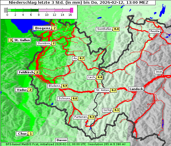 Niederschlag, 12. 2. 2026