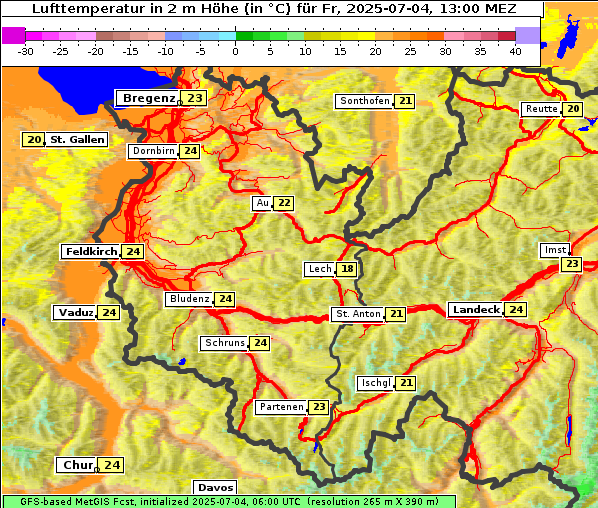 Temperatur, 4. 7. 2025