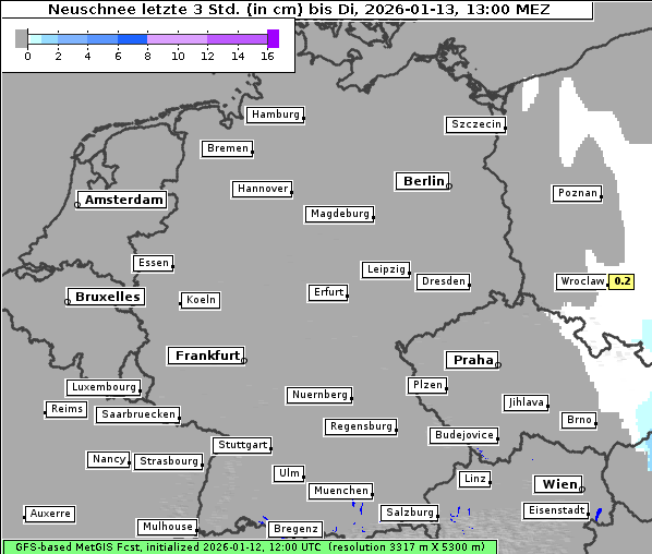 Neuschnee, 13. 1. 2026