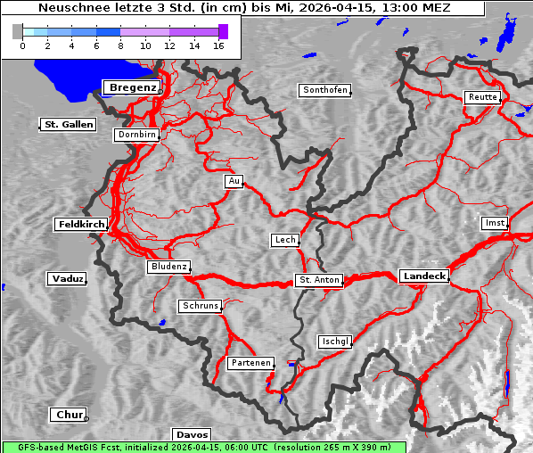 Neuschnee, 15. 4. 2026
