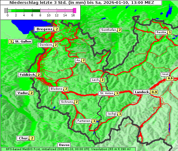 Niederschlag, 10. 1. 2026