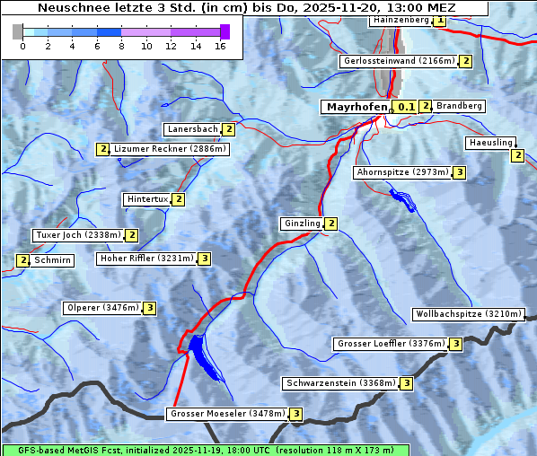 Neuschnee, 20. 11. 2025