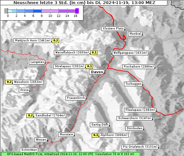 Neuschnee, 19. 11. 2024