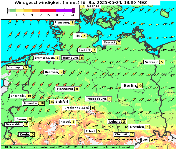 Wind, 24. 5. 2025