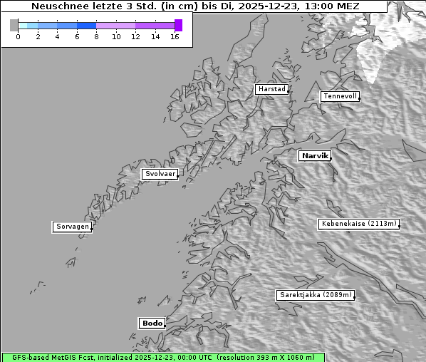 Neuschnee, 23. 12. 2025