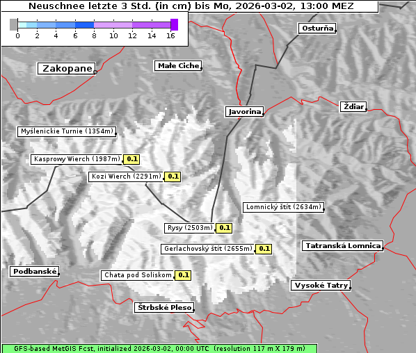 Neuschnee, 2. 3. 2026