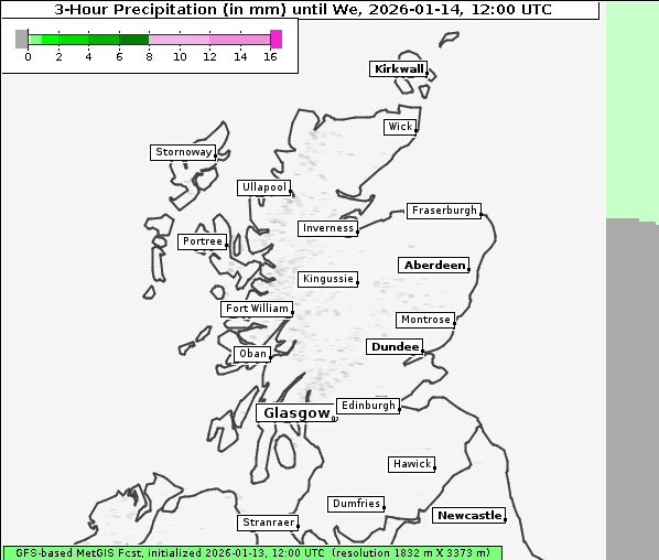 Niederschlag, 14. 1. 2026