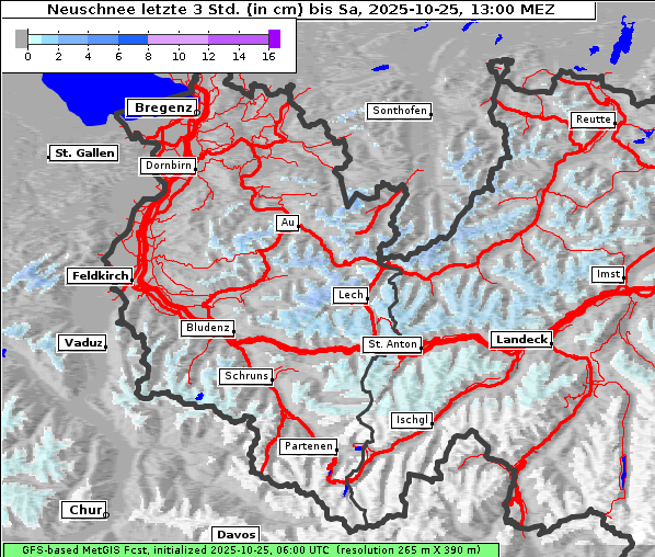 Neuschnee, 25. 10. 2025