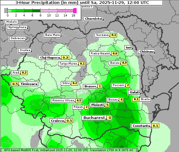 Niederschlag, 29. 11. 2025