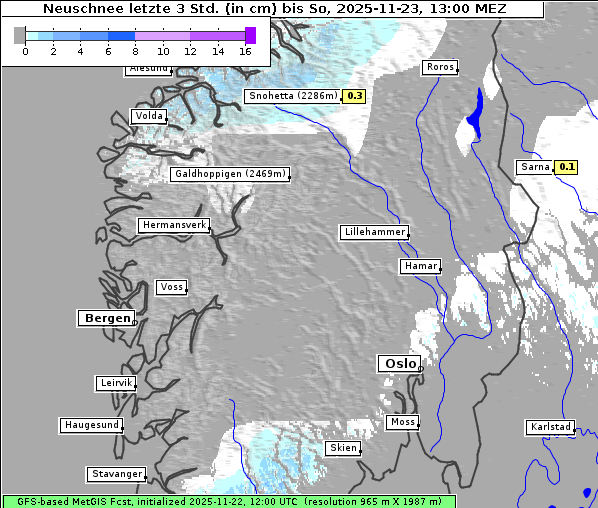 Neuschnee, 23. 11. 2025