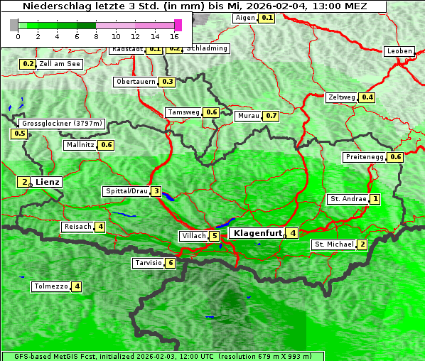 Niederschlag, 4. 2. 2026