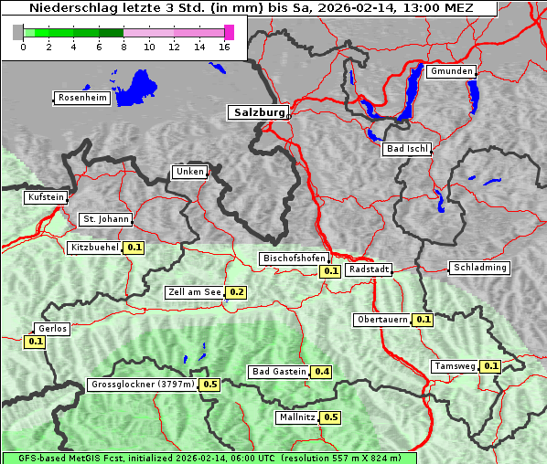 Niederschlag, 14. 2. 2026