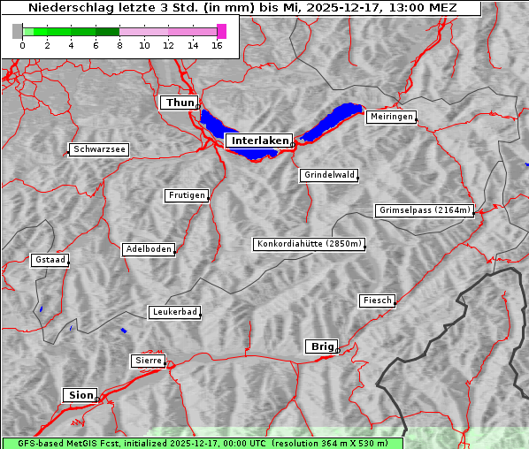 Niederschlag, 17. 12. 2025