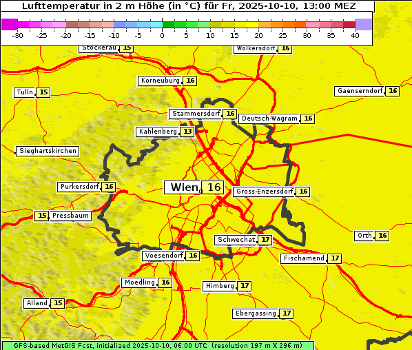 Temperatur, 10. 10. 2025
