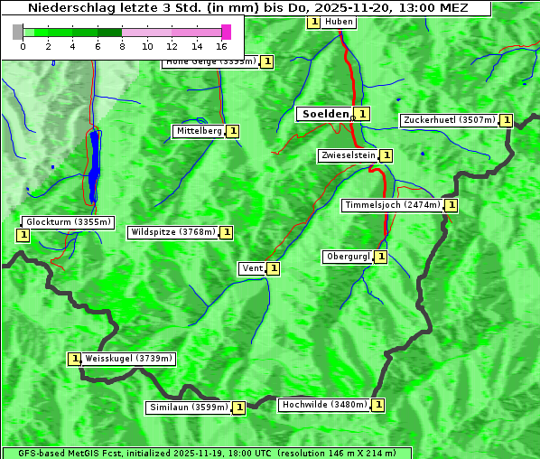 Niederschlag, 20. 11. 2025