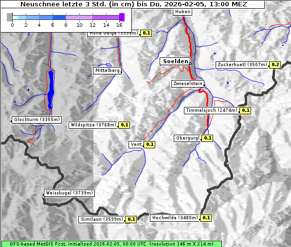 Neuschnee, 5. 2. 2026