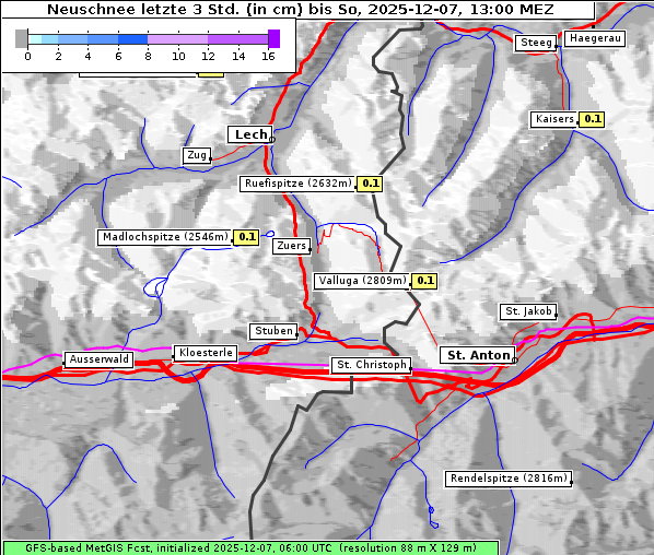 Neuschnee, 7. 12. 2025