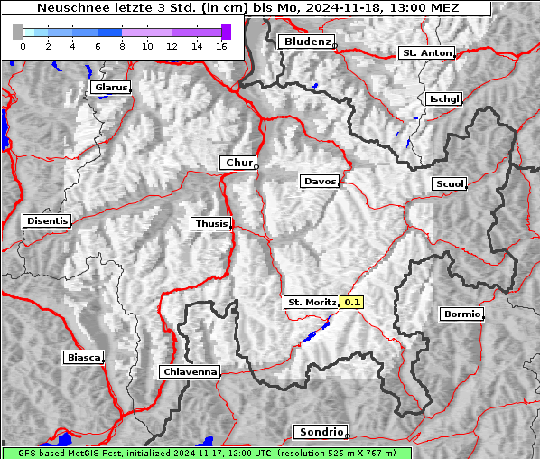 Neuschnee, 18. 11. 2024