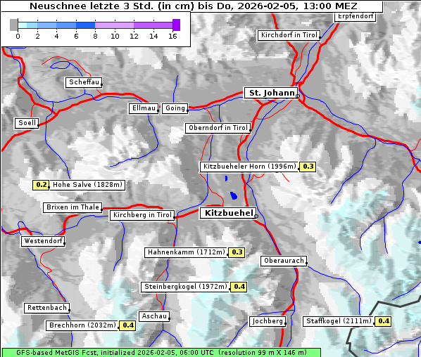 Neuschnee, 5. 2. 2026