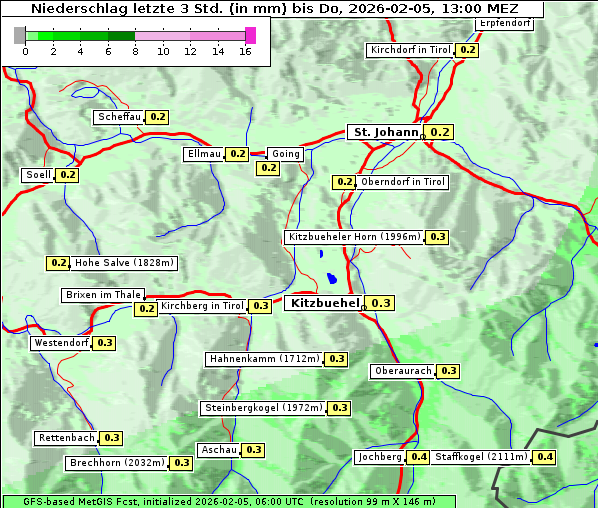 Niederschlag, 5. 2. 2026
