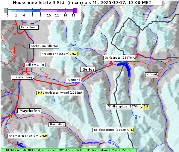 Neuschnee, 17. 12. 2025