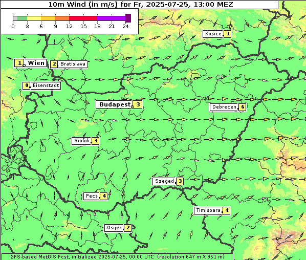 Wind, 25. 7. 2025