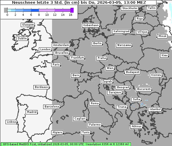 Neuschnee, 5. 3. 2026