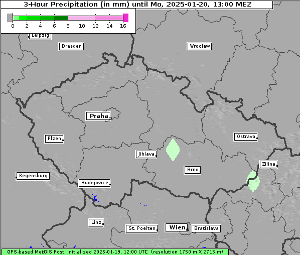 Niederschlag, 20. 1. 2025